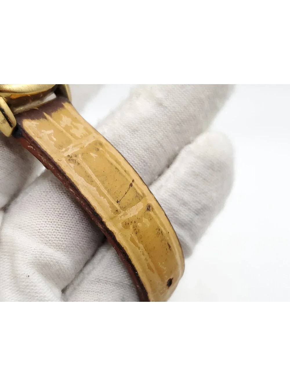 Vintage 1986 Timex Quartz Watch Womens New Battery Gold Tone 30mm